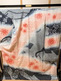 振袖No.7【身長155㎝〜165㎝の方向け】振袖単品　正絹 絞り