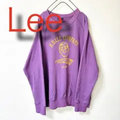 メンズ スウェット トレーナー Lee リー クラックプリント 割れプリント M