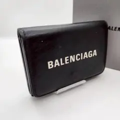 ⭐︎美品⭐︎バレンシアガ 三つ折り 財布 エブリデイ ペーパー レザー ブラック 箱 BALENCIAGA（バレンシアガ） 三つ折り財布 PAPER ZA MINI WALLET