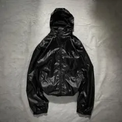 00s old uniqlo tech shell jacket black