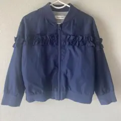 SLAP SLIP ネイビー フリルジャケット 110cm