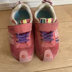 ピンク スニーカー 16.0cm ベルクロ
