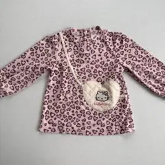 Hello Kitty ヒョウ柄 長袖　カットソー 100 キティちゃん