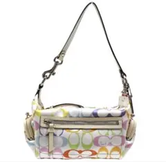 極美品】Vintage COACH レガシー マルチストライプ キスロック - メルカリ