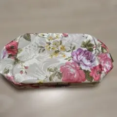 花柄布製ポーチ