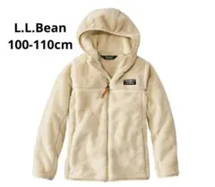 値下げ【美品】L.L.Bean アイボリー フリース フード付きジャケット