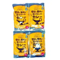 宮城製粉　野菜と果物が溶け込んだカレー　4袋セット　レトルトカレー　非常食のサムネイル