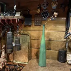 ヴィンテージ　真鍮花瓶