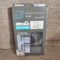 DOSHISHA スリムコンパクトファン Multi FSY-109UA(GY)