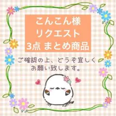 こんこん様 リクエスト 3点 まとめ商品