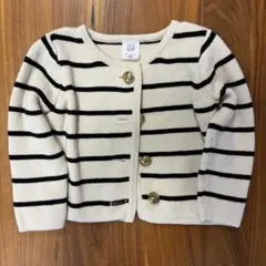 baby GAP ボーダーカーディガン 6-12months