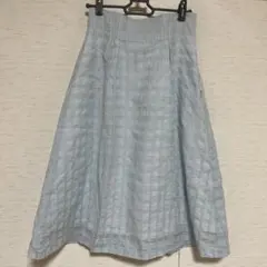 レッセパッセ　ロングスカート　水色　ブルーのサムネイル