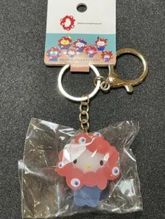 EXPO2025サンリオミャクミャクキーホルダー　　ハローキティ クリアカラー