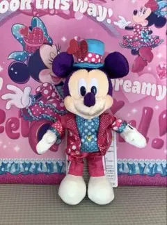 ミニーのファンダーランド　ミッキーぬいぐるみバッジ