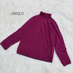 良品★ユニクロ×イネス 3Dエクストラファインメリノタートルネックセーター XL