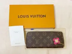 ルイヴィトン 長財布 ポルトフォイユ クレマンス モノグラム フラワー