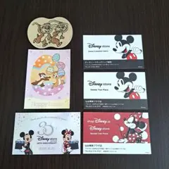 ディズニーストア チップとデール イースターシール ショップカードセット
