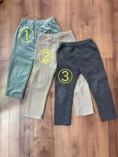 ユニクロ　無印　GU ズボン　100 まとめ売り　保育園着　通園着