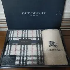 【新品】BURBERRY タオルセット　フェイスタオル　ウォッシュタオル　２枚