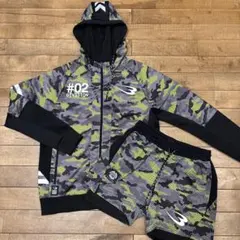 【極美品】BODY MAKER ボディメーカー 上下 セットアップ 迷彩 XL