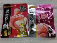 UHA味覚糖 忍者めし 鋼 鉄の鎧 ピーチ味
