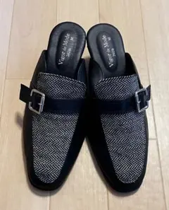 GRL グレイル モンクストラップ ミュール 23.5cm 新品 ブラック　春夏