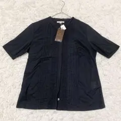 【新品 未使用】TRANS WORK トップス 半袖 カットソー レース 黒