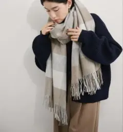 【TWEEDMILL/ツイードミル】大判ストール