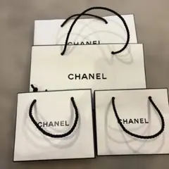 CHANEL ショップ袋 2種類4枚セット