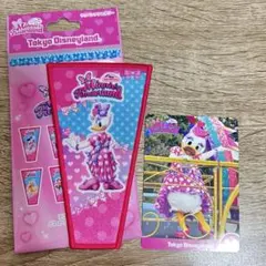 ディズニー　パルパルーザ ワッペンアクセサリー＆コレクションカード【デイジー】