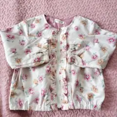 ビケットクラブ　花柄アウター　95cm