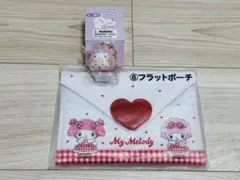 ちいかわ×サンリオ マイメロ カニちゃん & サンリオ当たりくじ フラットポーチ