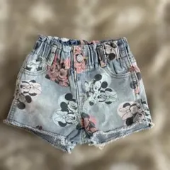 BABYGAP ミッキーマウス デニムショートパンツ 70