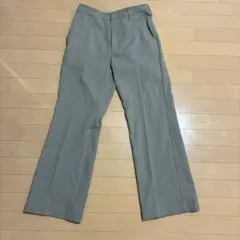 GU メンズ フレアスラックス グレー Mサイズのサムネイル