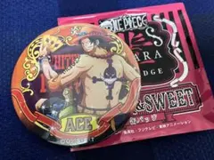ONE PIECE ワンピース　輩缶バッジ　エース