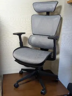 【札幌近郊受渡し】ニトリ　OC707　エラストマーメッシュGY　オフィスチェア