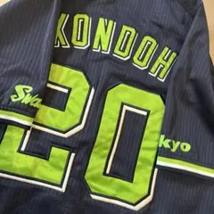 川端慎吾 引退 ビジターユニフォーム XLサイズ ヤクルト スワローズ