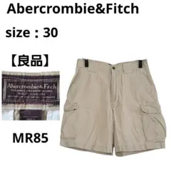 【良品】アバクロンビー&フィッチ カーゴショートパンツ ベージュ 30インチ
