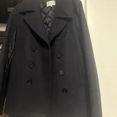 ネイビー ダブルブレスト ピーコート サイズ10値下げあり