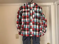 ルー様専用　デサント　DESCENTE チェック柄　スキーウェアセット