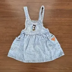 ミニー・マウス デニムジャンバースカート