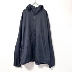 ◉UNIQLO　ポケッタブルUVカットパーカ　メンズ　黒　L　フード付き