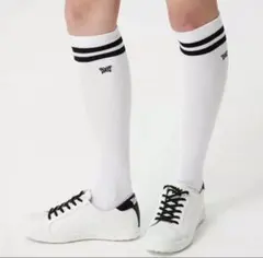 PXGゴルフソックス　白色ハイソックスのサムネイル