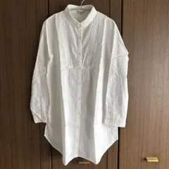 定価5900円　Samansa Mos2 綿切り替えレギュラーチュニック