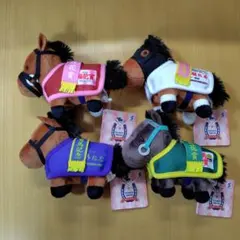 サラブレッドコレクション　馬服マスコットボールチェーン3　全４種