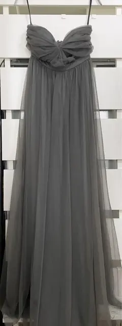 グレー　ロングドレス　演奏会