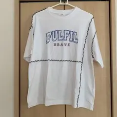 SM2 ピグメント加工メロー切替ロゴプリントTシャツのサムネイル