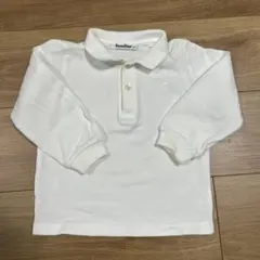familiar ポロシャツ 白 90