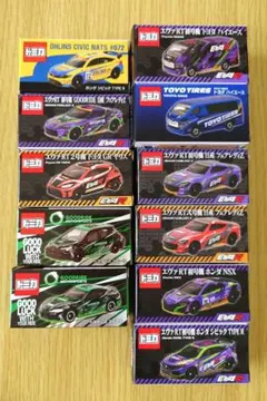 サポルト トミカ エヴァンゲリオンレーシング ミニカー 11台セット