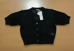 GU メッシュカーディガン　黒　Mサイズ